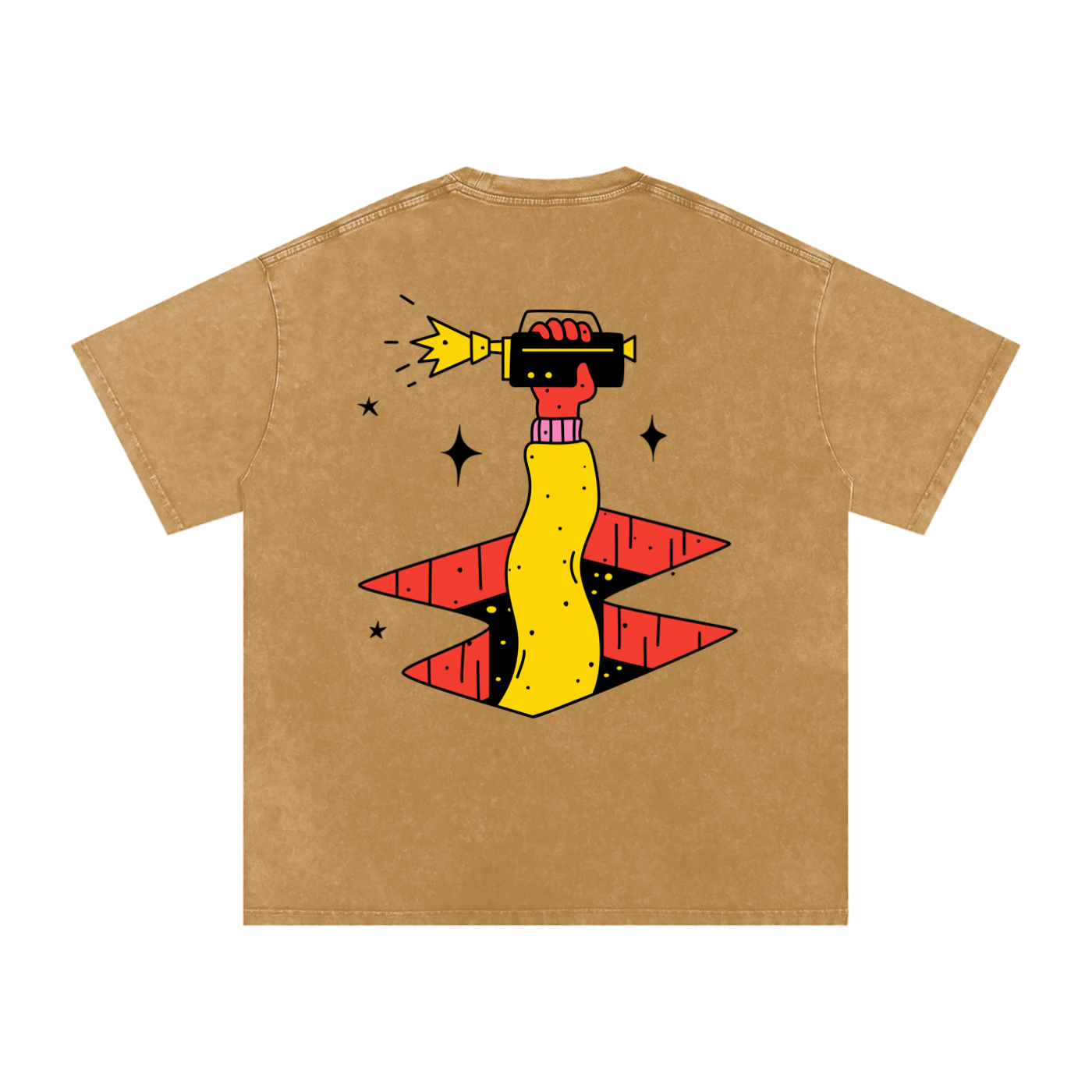 BREACH_BEACON_ ⟊ Acid Wash Oversize T