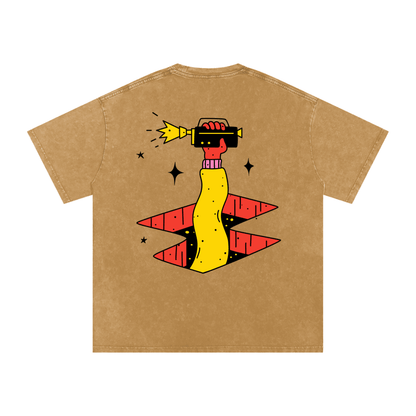 BREACH_BEACON_ ⟊ Acid Wash Oversize T - vandal_