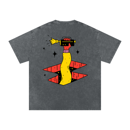 BREACH_BEACON_ ⟊ Acid Wash Oversize T - vandal_
