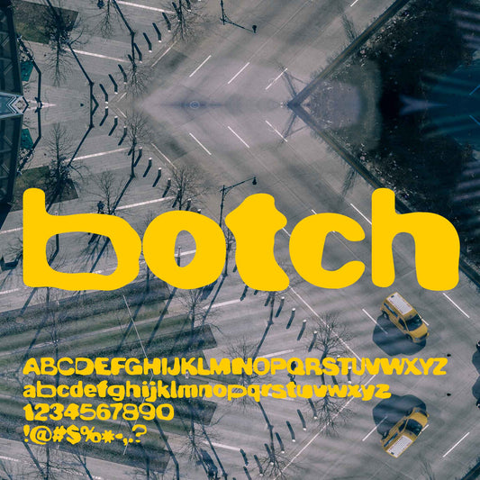 botch typeface