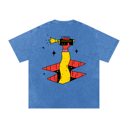 BREACH_BEACON_ ⟊ Acid Wash Oversize T - vandal_