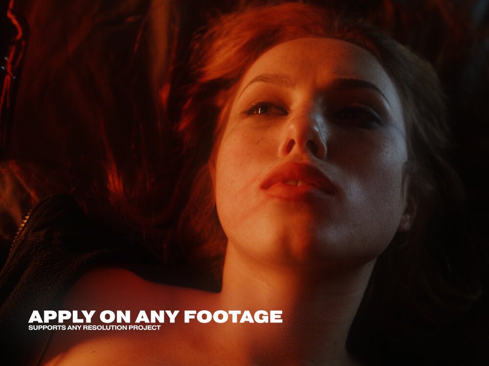 Halation diffusion preset example showing warm cinematic bloom and soft filmic diffusion on footage