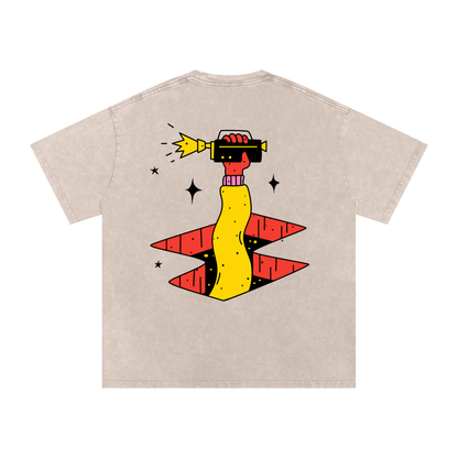 BREACH_BEACON_ ⟊ Acid Wash Oversize T - vandal_